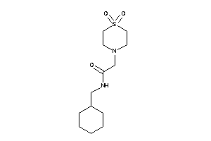 N-(cyclohexylmethyl)-2-(1,1-diketo-1,4-thiazinan-4-yl)acetamide