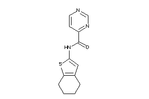 N-(4,5,6,7-tetrahydrobenzothiophen-2-yl)pyrimidine-4-carboxamide