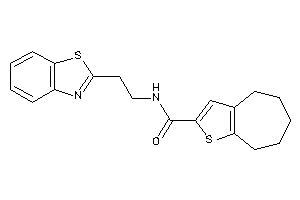 N-[2-(1,3-benzothiazol-2-yl)ethyl]-5,6,7,8-tetrahydro-4H-cyclohepta[b]thiophene-2-carboxamide