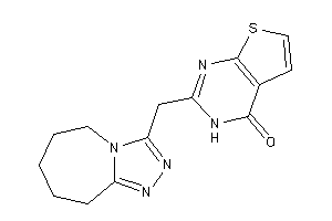 2-(6,7,8,9-tetrahydro-5H-[1,2,4]triazolo[4,3-a]azepin-3-ylmethyl)-3H-thieno[2,3-d]pyrimidin-4-one