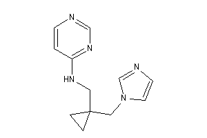 Image of [1-(imidazol-1-ylmethyl)cyclopropyl]methyl-(4-pyrimidyl)amine