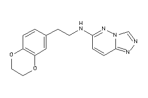 2-(2,3-dihydro-1,4-benzodioxin-6-yl)ethyl-([1,2,4]triazolo[3,4-f]pyridazin-6-yl)amine