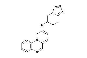 2-(2-ketoquinoxalin-1-yl)-N-(5,6,7,8-tetrahydro-[1,2,4]triazolo[4,3-a]pyridin-6-yl)acetamide