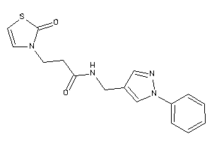 3-(2-keto-4-thiazolin-3-yl)-N-[(1-phenylpyrazol-4-yl)methyl]propionamide