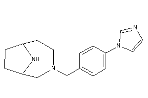 3-(4-imidazol-1-ylbenzyl)-3,9-diazabicyclo[4.2.1]nonane