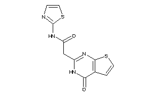 2-(4-keto-3H-thieno[2,3-d]pyrimidin-2-yl)-N-thiazol-2-yl-acetamide