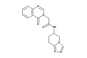 2-(4-ketoquinazolin-3-yl)-N-(5,6,7,8-tetrahydro-[1,2,4]triazolo[4,3-a]pyridin-6-yl)acetamide