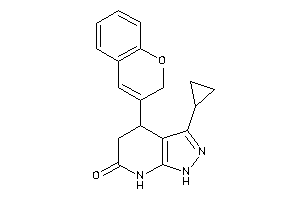 4-(2H-chromen-3-yl)-3-cyclopropyl-1,4,5,7-tetrahydropyrazolo[3,4-b]pyridin-6-one