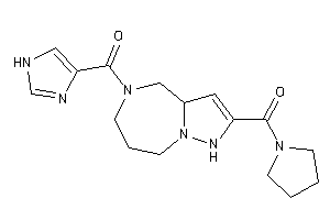 [5-(1H-imidazole-4-carbonyl)-1,3a,4,6,7,8-hexahydropyrazolo[1,5-a][1,4]diazepin-2-yl]-pyrrolidino-methanone