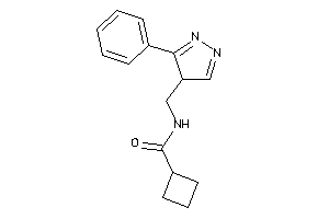 N-[(3-phenyl-4H-pyrazol-4-yl)methyl]cyclobutanecarboxamide