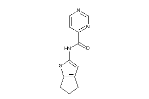 Image of N-(5,6-dihydro-4H-cyclopenta[b]thiophen-2-yl)pyrimidine-4-carboxamide