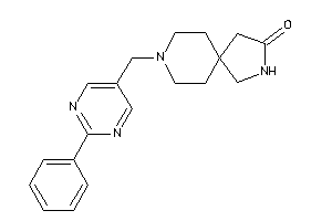 8-[(2-phenylpyrimidin-5-yl)methyl]-3,8-diazaspiro[4.5]decan-2-one