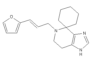 5-[3-(2-furyl)allyl]spiro[6,7-dihydro-1H-imidazo[4,5-c]pyridine-4,1'-cyclohexane]