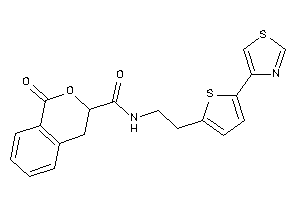 1-keto-N-[2-(5-thiazol-4-yl-2-thienyl)ethyl]isochroman-3-carboxamide