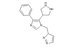 4-phenyl-5-pyrazolidin-4-yl-1-(3H-pyrazol-3-ylmethyl)imidazole