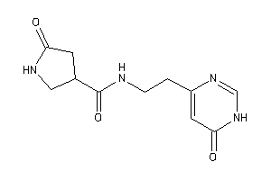 5-keto-N-[2-(6-keto-1H-pyrimidin-4-yl)ethyl]pyrrolidine-3-carboxamide