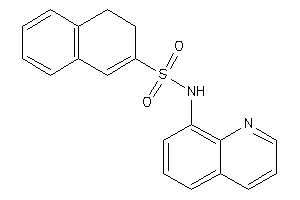 Image of N-(8-quinolyl)-3,4-dihydronaphthalene-2-sulfonamide