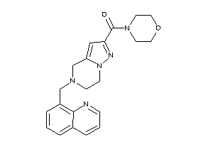 Morpholino-[5-(8-quinolylmethyl)-6,7-dihydro-4H-pyrazolo[1,5-a]pyrazin-2-yl]methanone