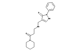 4-[[(3-keto-3-piperidino-propyl)amino]methyl]-2-phenyl-3-pyrazolin-3-one