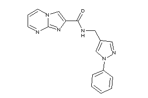 N-[(1-phenylpyrazol-4-yl)methyl]imidazo[1,2-a]pyrimidine-2-carboxamide