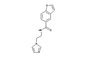 N-(2-imidazol-1-ylethyl)benzofuran-5-carboxamide