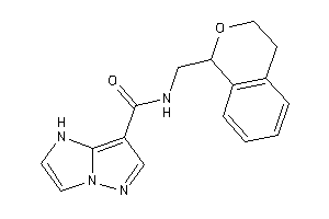 Image of N-(isochroman-1-ylmethyl)-1H-pyrazolo[1,5-a]imidazole-7-carboxamide