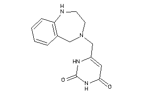 6-(1,2,3,5-tetrahydro-1,4-benzodiazepin-4-ylmethyl)uracil