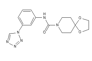 N-[3-(tetrazol-1-yl)phenyl]-1,4-dioxa-8-azaspiro[4.5]decane-8-carboxamide