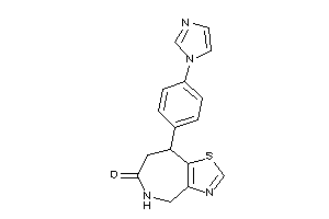 Image of 8-(4-imidazol-1-ylphenyl)-4,5,7,8-tetrahydrothiazolo[4,5-c]azepin-6-one
