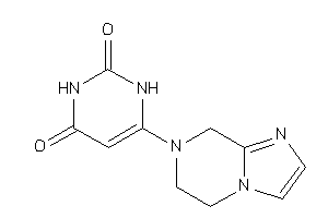 6-(6,8-dihydro-5H-imidazo[1,2-a]pyrazin-7-yl)uracil