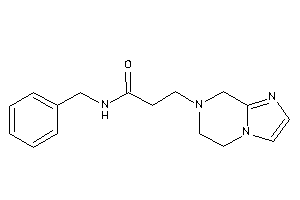 N-benzyl-3-(6,8-dihydro-5H-imidazo[1,2-a]pyrazin-7-yl)propionamide