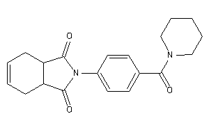 2-[4-(piperidine-1-carbonyl)phenyl]-3a,4,7,7a-tetrahydroisoindole-1,3-quinone