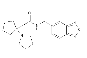 N-(benzofurazan-5-ylmethyl)-1-pyrrolidino-cyclopentanecarboxamide