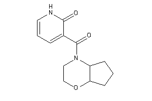 3-(3,4a,5,6,7,7a-hexahydro-2H-cyclopenta[b][1,4]oxazine-4-carbonyl)-2-pyridone