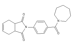 2-[4-(azepane-1-carbonyl)phenyl]-3a,4,7,7a-tetrahydroisoindole-1,3-quinone