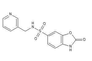 2-keto-N-(3-pyridylmethyl)-3H-1,3-benzoxazole-6-sulfonamide