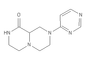 2-(4-pyrimidyl)-3,4,6,7,8,9a-hexahydro-1H-pyrazino[1,2-a]pyrazin-9-one