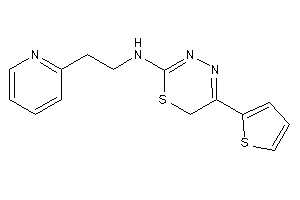 Image of 2-(2-pyridyl)ethyl-[5-(2-thienyl)-6H-1,3,4-thiadiazin-2-yl]amine