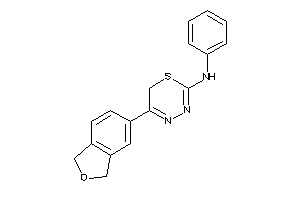 Phenyl-(5-phthalan-5-yl-6H-1,3,4-thiadiazin-2-yl)amine