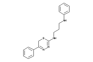 Image of 3-anilinopropyl-(5-phenyl-6H-1,3,4-thiadiazin-2-yl)amine