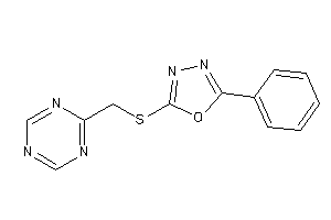 2-phenyl-5-(s-triazin-2-ylmethylthio)-1,3,4-oxadiazole