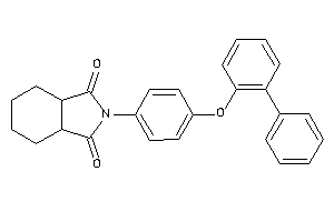 2-[4-(2-phenylphenoxy)phenyl]-3a,4,5,6,7,7a-hexahydroisoindole-1,3-quinone