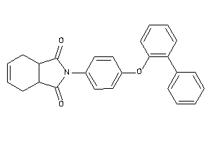 2-[4-(2-phenylphenoxy)phenyl]-3a,4,7,7a-tetrahydroisoindole-1,3-quinone