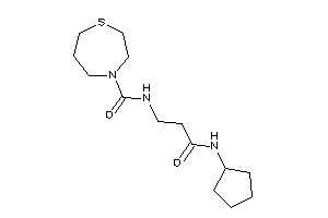 N-[3-(cyclopentylamino)-3-keto-propyl]-1,4-thiazepane-4-carboxamide