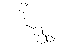 Image of 2-(7-keto-4H-pyrazolo[1,5-a]pyrimidin-6-yl)-N-phenethyl-acetamide