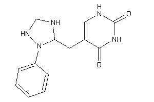 5-[(2-phenyl-1,2,4-triazolidin-3-yl)methyl]uracil