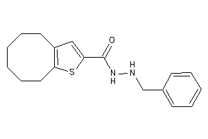 N'-benzyl-4,5,6,7,8,9-hexahydrocycloocta[b]thiophene-2-carbohydrazide