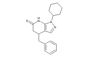 4-benzyl-1-cyclohexyl-5,7-dihydro-4H-pyrazolo[3,4-b]pyridin-6-one