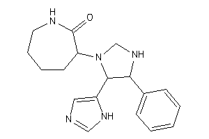 3-[5-(1H-imidazol-5-yl)-4-phenyl-imidazolidin-1-yl]azepan-2-one