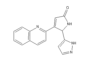 5-(1H-pyrazol-5-yl)-4-(2-quinolyl)-3-pyrrolin-2-one